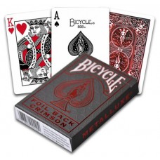 Metallux Red - Poker Speelkaarten