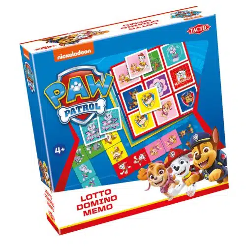 Paw Patrol 3 in 1 - Lotto, Domino & Memo