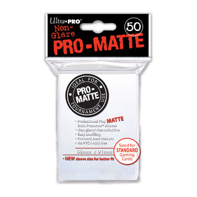 Sleeves Pro-Matte White - 50 stuks