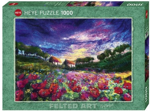 Sundown Poppies - 1000 stukken Puzzel