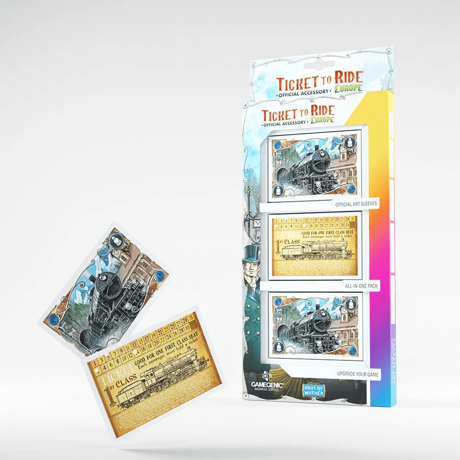 Ticket to Ride Europe Art Sleeves (168 Sleeves)