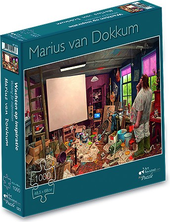 Wachten op Inspiratie - 1000 stukken puzzel - Marius van Dokkum