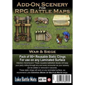 War & Siege - Add-On Scenery for RPG Battle Maps