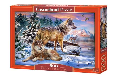 Wolfish Wonderland - 500 stukken puzzel