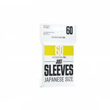 Yellow Just Sleeves - Small Size - 60 stuks