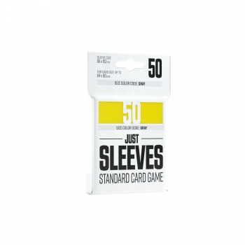 Yellow Just Sleeves - Standard Size - 50 stuks