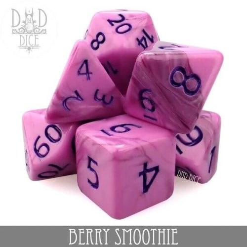 Berry Smoothie - Dice set - 7 stuks