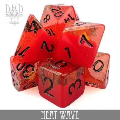 Heat Wave - Dice set - 7 stuks