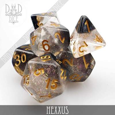 Hexxus - Polyhedral Dice set - 7 stuks