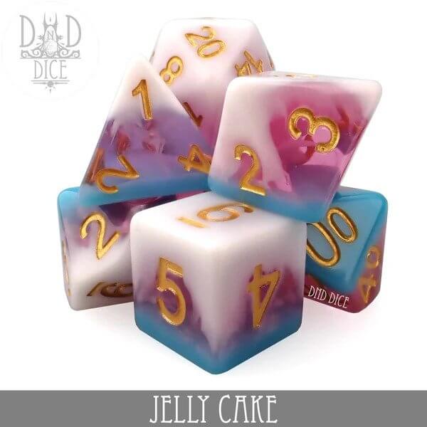 Echt Pilfer Bot Jelly Cake - Dice set - 7 stuks - De Spellenhoorn