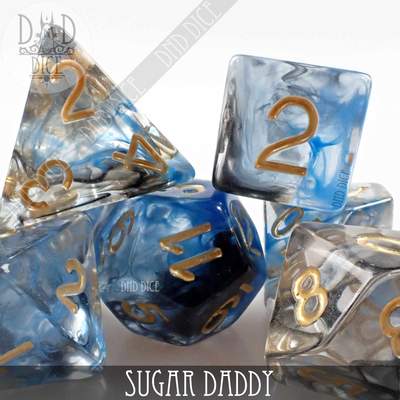 Sugar Daddy - Polyhedral Dice set - 7 stuks