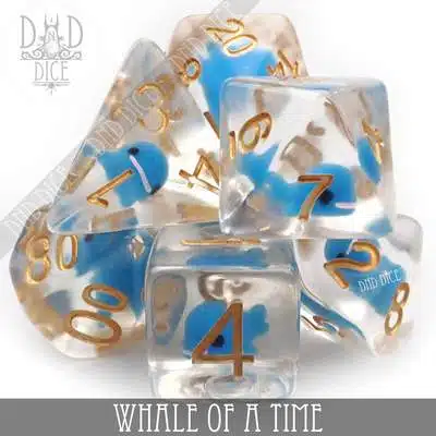 Whale of a Time - Dice set - 7 stuks