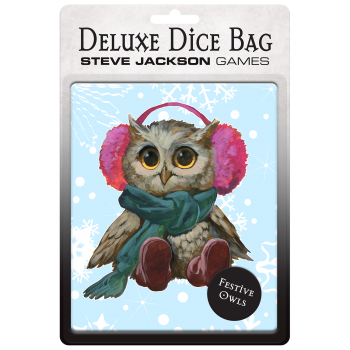 Festive Owls - Deluxe Dice Bag