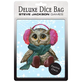 Festive Owls - Deluxe Dice Bag