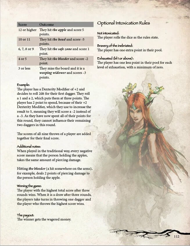 Morrovion's Guide to Gambling Hardcover - for D&D 5.0