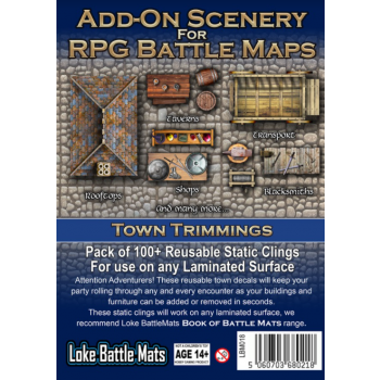Town Trimmings - Add-On Scenery for RPG Battle Maps