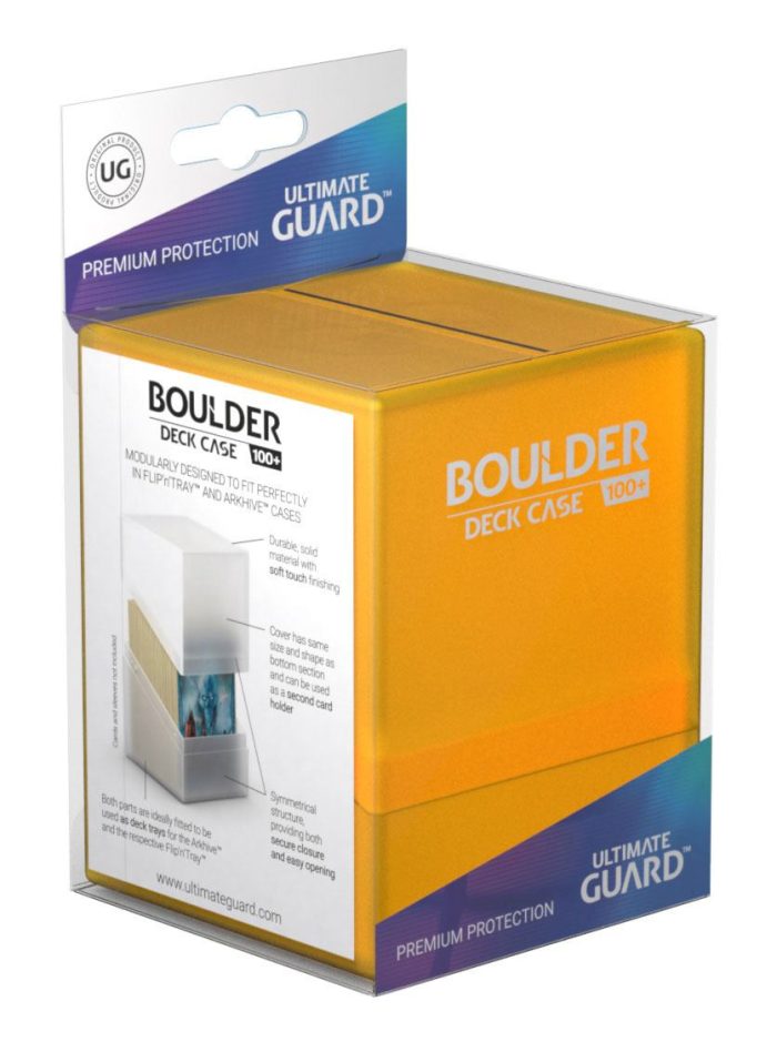Amber - Boulder Deck Case - 100+ Standard