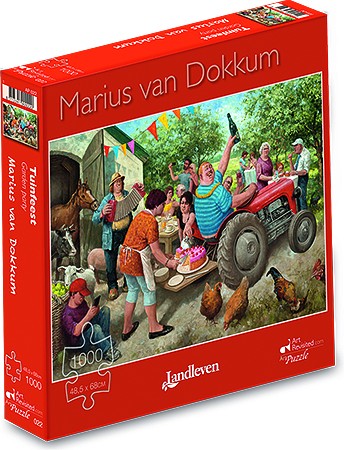 Tuinfeest - 1000 stukken puzzel - Marius van Dokkum