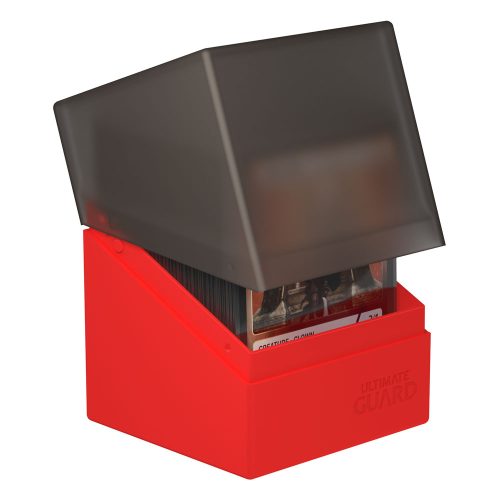 Black/Red - Synergy Boulder Deck Case - 100+ Standard