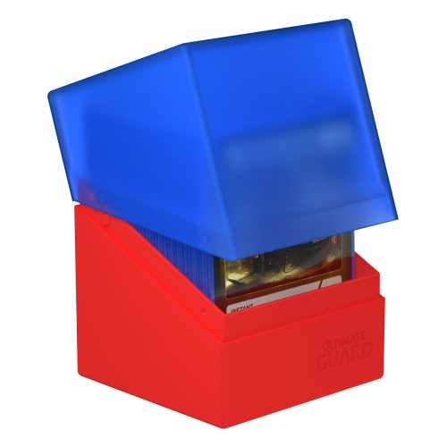Blue/White - Synergy Boulder Deck Case - 100+ Standard