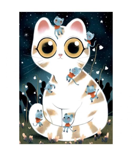 Cuddly Cats - 50 stukken Glow-in-the-Dark Puzzel
