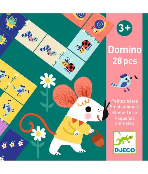 Kleine Dieren - Domino 28 stukken