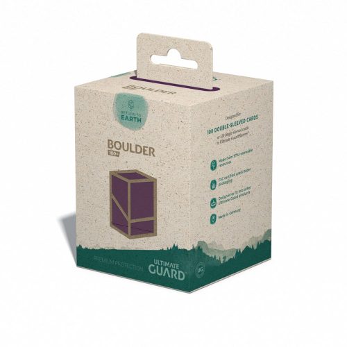 Purple - Boulder Deck Case - 100+ Standard