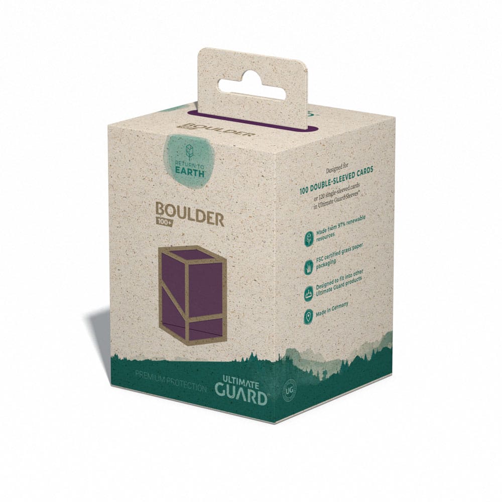 Purple - Boulder Deck Case - 100+ Standard