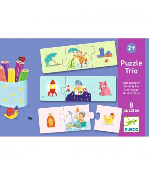 Puzzle Trio - Mijn Dagelijks Leven - 8 puzzels