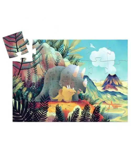 Teo de Dino - 24 stukken Silhouette Puzzel