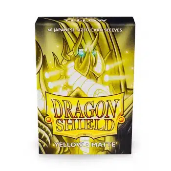 Yellow - Matte Japanese Sized Sleeves - 60 stuks
