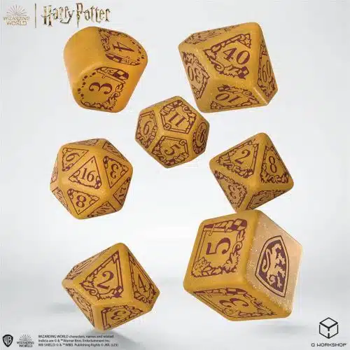 Gryffindor Gold - Harry Potter Modern Dice Set