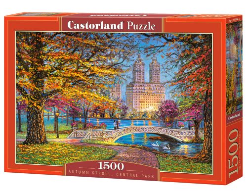 Autumn Stroll, Central Park - 1500 stukken puzzel