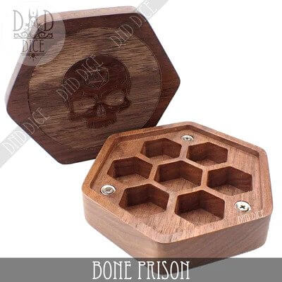 Bone Prison Dice Box