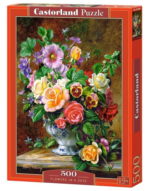 Flowers in a Vase - 500 stukken puzzel