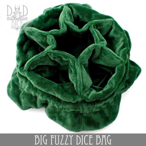 Green - Big Fuzzy Dice Bag