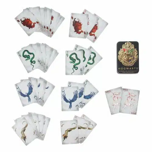 Harry Potter Hogwarts - Speelkaarten in Blik