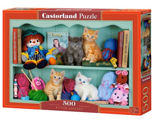 Kitten Shelves - 500 stukken puzzel