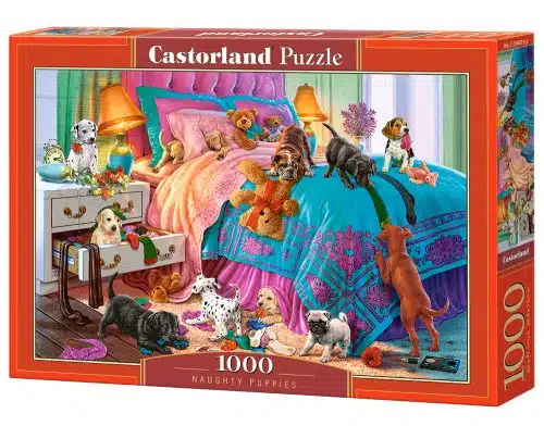 Naughty Puppies - 1000 stukken puzzel