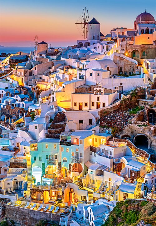 Santorini lights - 1000 stukken puzzel
