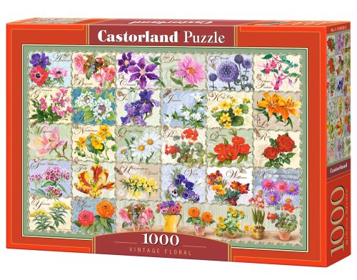 Vintage Floral- 1000 stukken puzzel
