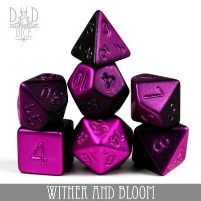 Wither and Bloom - Dice set - 7 stuks