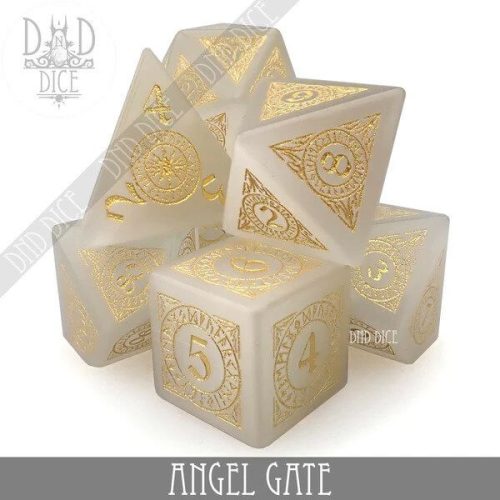 Angel Gate - Gemstone Dice set - 7 stuks