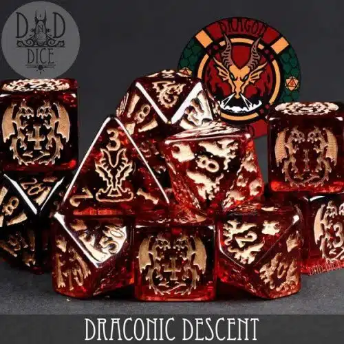 Draconic Descent - Dice set - 11 stuks
