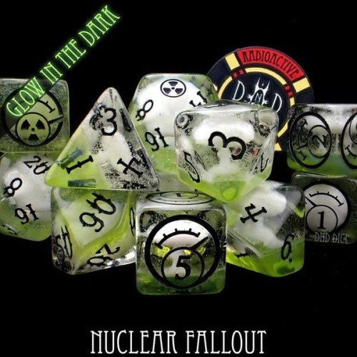 Nuclear Fallout - Dice set - 11 stuks