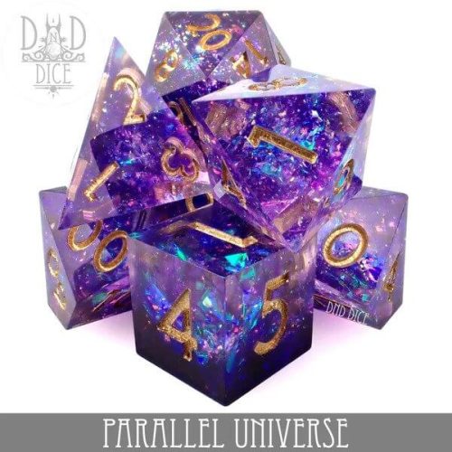 Parallel Universe - Handmade Dice set - 7 stuks