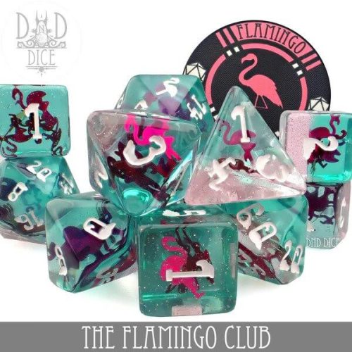 The Flamingo Club - Dice set - 11 stuks