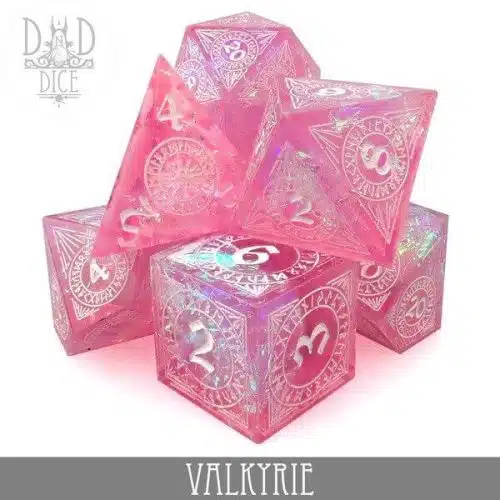 Valkyrie - Handmade Dice set - 7 stuks