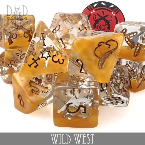 Wild West - Dice set - 11 stuks