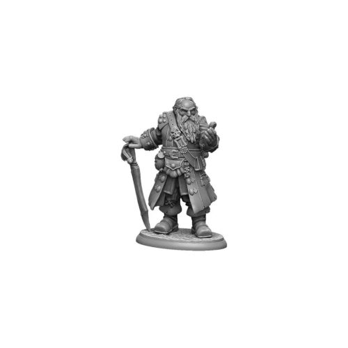 Barnabus Frost, Pirate Lord - Unpainted Metal Miniatures